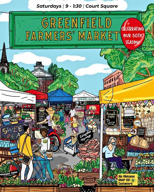 Greenfield Farmers' Market poster